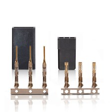 JR Graupner Uni Stecker Buchse Servostecker Servobuchse Goldkontakte 1 Paar part