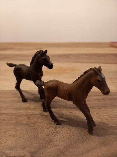 Mal schleich fohlen braun - 2,