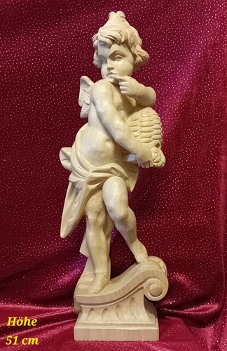 Holzfigur engel mit - "engel,