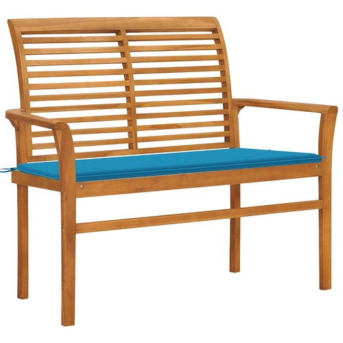 Vidaxl gartenbank mit blauer - mit,