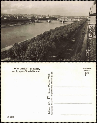 Cpa lyon panorama ansicht - cpa, panorama-ansicht