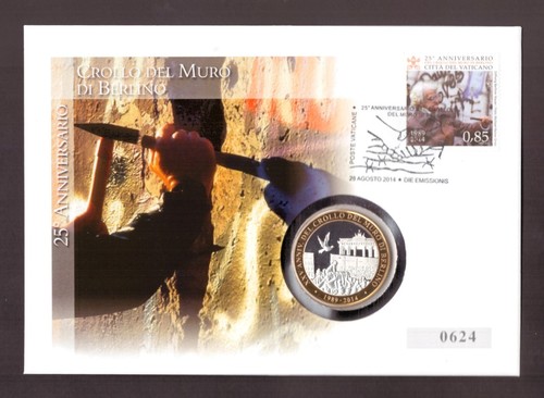 Berliner mauer numisbrief - mauer, **