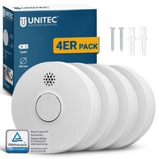 Rauchwarnmelder 4x UNITEC TÜV
