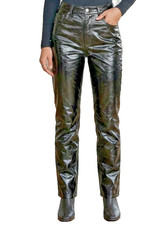 Schwarze Lackhose 5 Pocket H&M