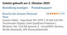 Stück lenovo yoga books - 2,