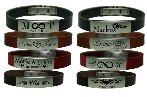 Armband leder mit - armband,