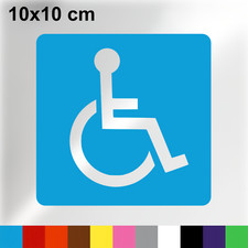 Autoaufkleber Rollstuhl