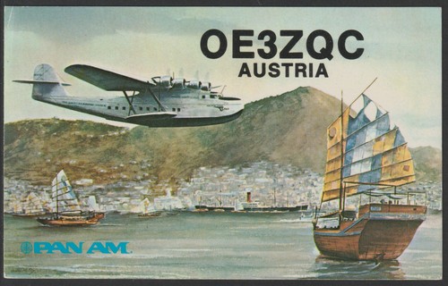 617 aviation pan postcard - am,