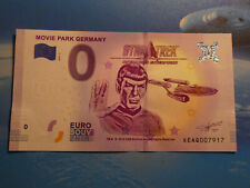 0 Euro Schein Star Trek Mr. Spock Raumschiff Enterprise Movie Park  2019 2 7917