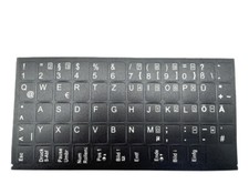 DEUTSCHE Tastatur aufkleber schwarz MATT 58 Tasten für Asus Z92Km