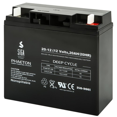 Akku 20ah 12v agm - agm, gel