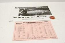 Märklin Katalog 1952 Die