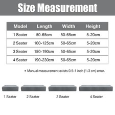 Sofabezug Überzug Abdeckung Für 1-4 Sitzer L Form Couch Sofahusse Ecksofa Sofa