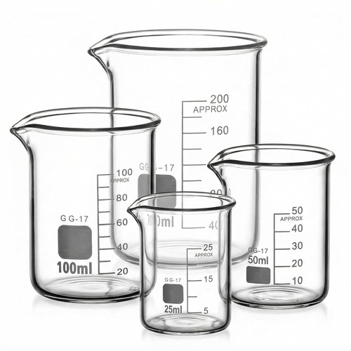 Qwork glas becherglas 25ml - qwork®,