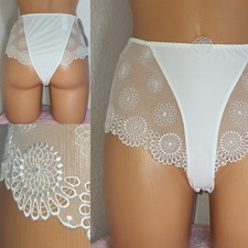 Simone Perele Romance 115630, Panty Tanga, Tüll+Stick, Gr M L 42, Damen neu Slip