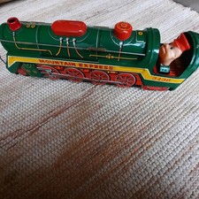 Blechspielzeug Lok Zug Mountain Express 3430 Japan