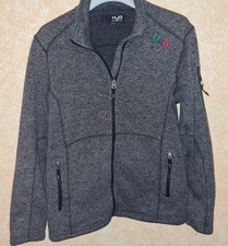 H2O Denmark Zipper mit Armtasche Gr.L Sehr Gut  Strickpullover Pulli Sweat 