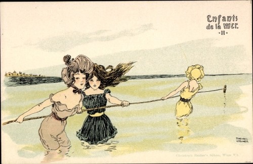 Jugendstil künstler litho - jugendstil,