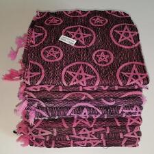 12x Pentagramm Palituch B-Ware Pali rosa schwarz Palästinensertuch Tücher Kufiya