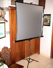 Comet Leinwand Perlmutt Film Dia Beamer Rollo Spannleinwand Stativ Screen Tripod