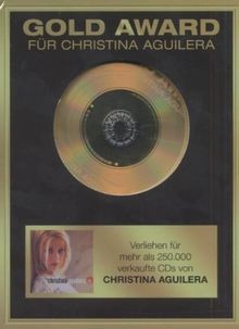 Gold award christina aguilera - award:,