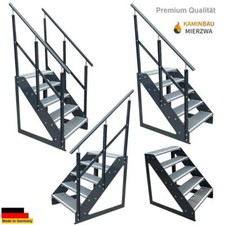 Außen- Treppe Anthrazit
