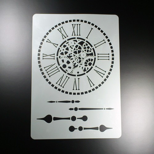 Schablone steampunk uhr - schablone,