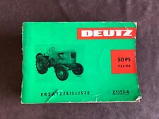 Deutz F3L 514 50 PS  Ersatzteilliste 06/1965 250 Seiten  Original