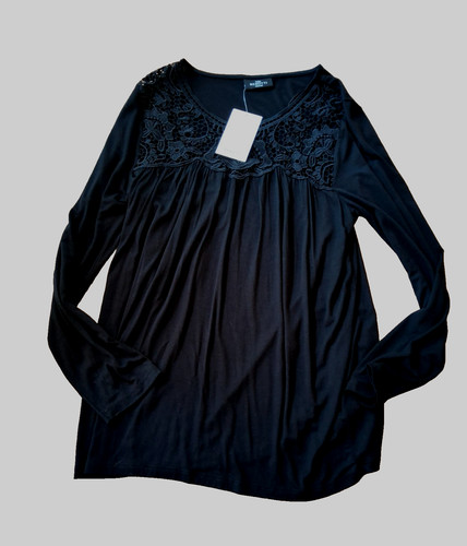 Damen shirt 42 schwarz - damen, gr.m