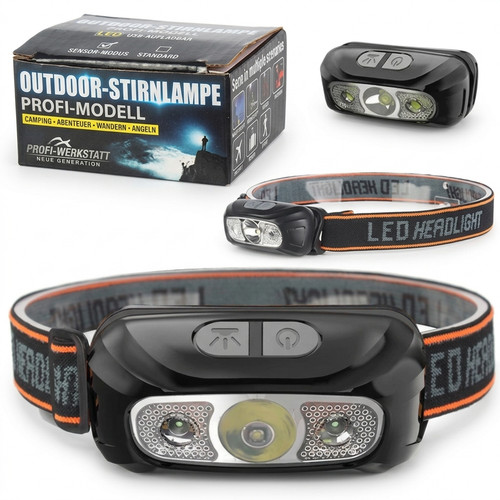 Led stirnlampe usb akku - led, usb-c