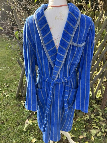 Alter bademantel herren blau - herren,