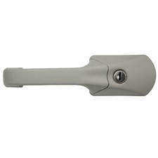 Türschloss Schloss Türgriff Griff Wohnwagen Wohnmobil Caravan grau Außenteil    