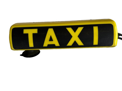Taxischild dach taxileuchte - taxischild,
