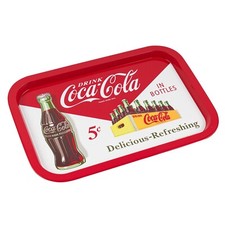 Coca cola blech tablett - coca-cola,