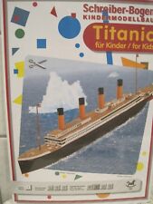 Titanic f. Kinder Kids Schiff Kartonbausatz *NEU* Schreiber- Bastelbogen