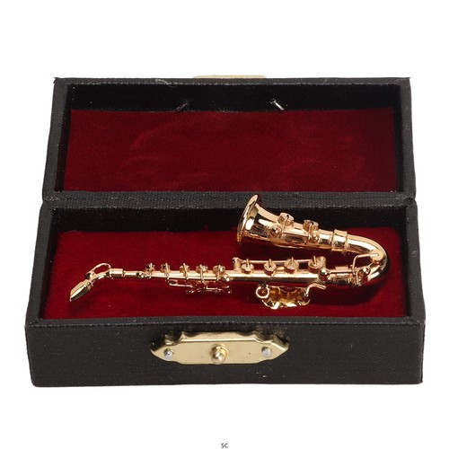 Brosche damen saxophon form - saxophon,