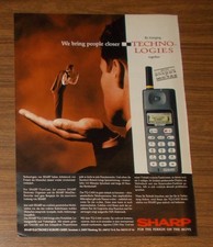 Seltene Werbung SHARP TQ-G400