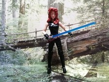 Star Wars Figur Mara Jade Hasbro 2012 - 3,75" mit Laserschwert