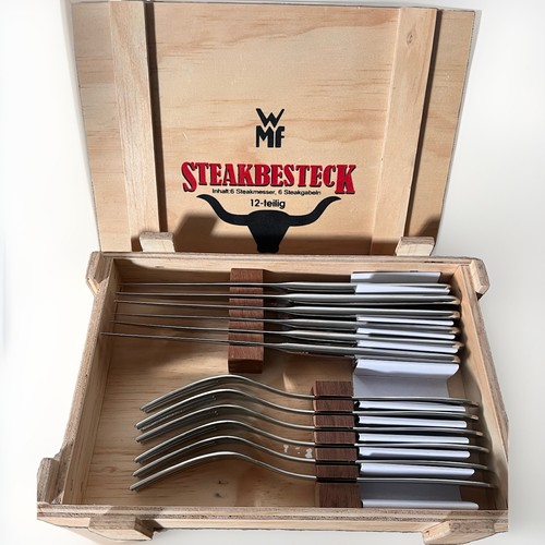 Wmf steakbesteck teilig 6 - steakbesteck, 12-teilig