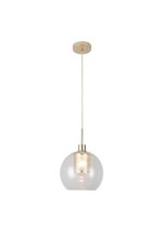 Rabalux 6495 Pendelleuchte 1 Spot Philana, E27, gold, Kugel-rund, Modern, ø250mm
