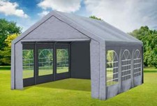 Partyzelt 4x5 Grau PE Festzelt