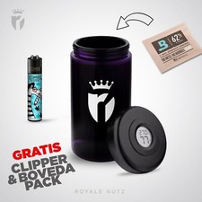 Humidor Glas mit Hygrometer +