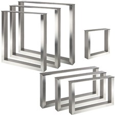 Tischgestell Tischuntergestell Tischkufen Tischfuß KUFE echt Edelstahl SOTECH