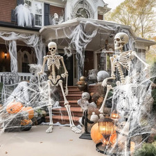 Halloween Deko Set Spinnennetz