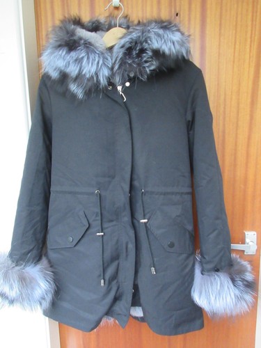 Warmer schwarzer damenmantel - warmer,