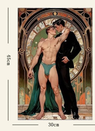 Gay art print schwul mann - print,