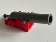 Lego Kanone alt dunkelgrau rot Piraten Pirates 2527 x110c01