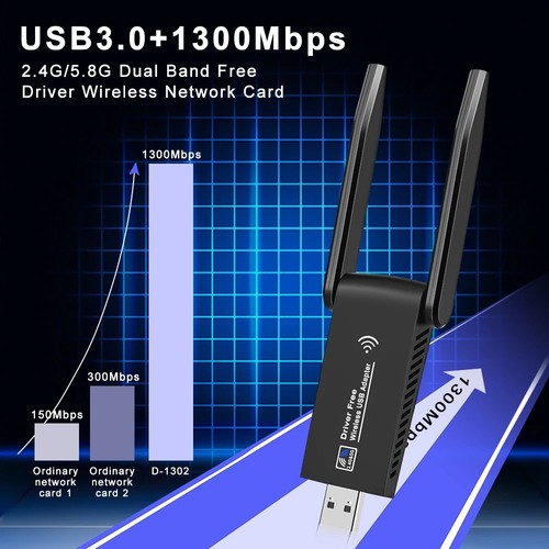 Usb wlan adapter 1300mbps - adapter, wifi