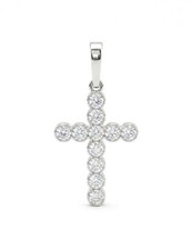 Wonderful white gold cross