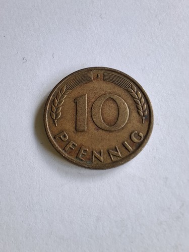 Pfennig münze 1950 75 - 10, j